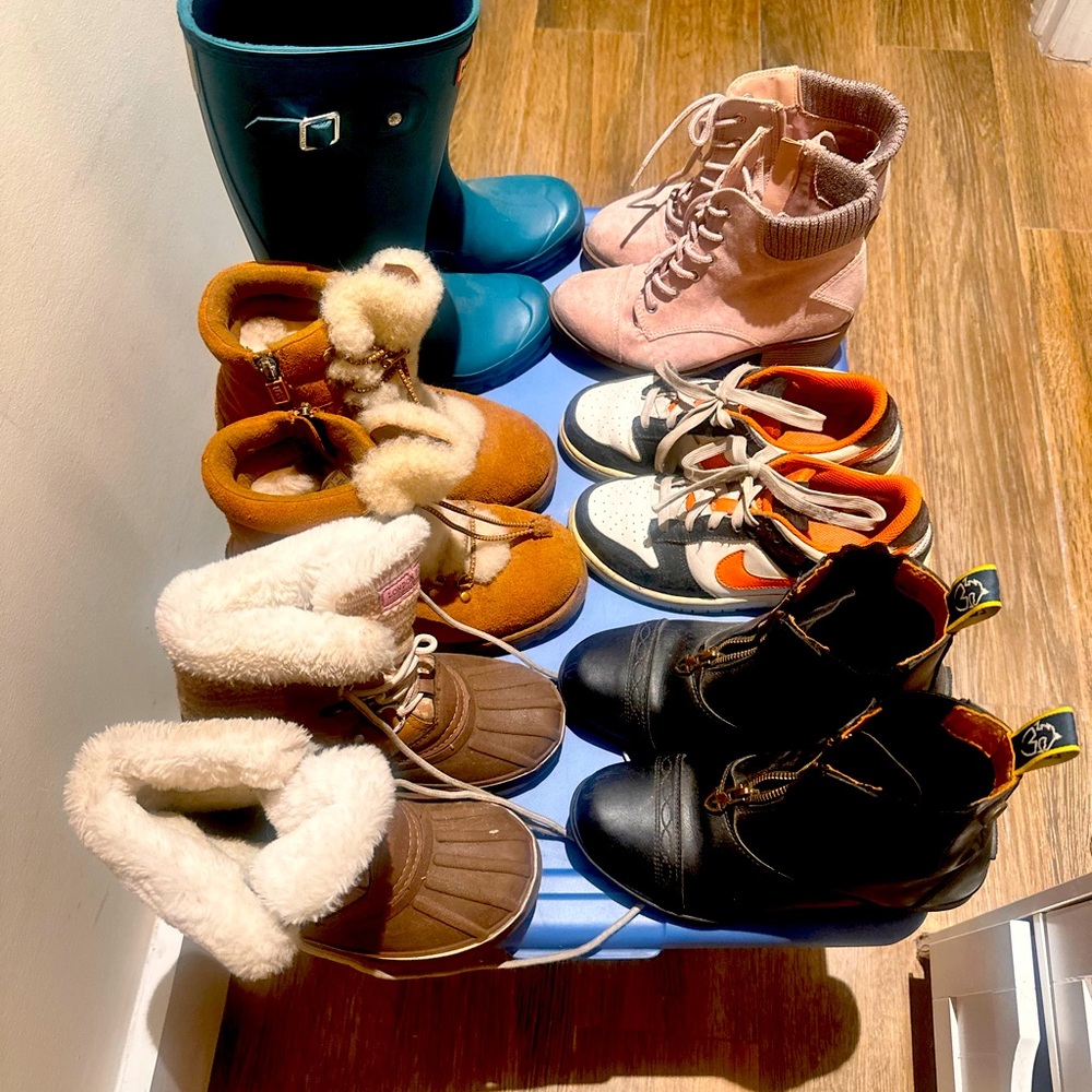Bundle of kids name brand barely worn designer shoes!